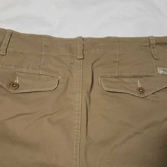 Ralph Lauren Khaki Chinos with Artistic Design - Picture 7 of 7